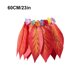 thumbnail image 3 of sweethay de flores de hojas hawaianas decoración Tropical niños adultos Hula vestido vacaciones Cosplay disfraz Halloween Disfraces de disfraces Rojo (60 cm/23 pulgadas), 3 of 6