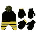 thumbnail image 5 of DC Comics Boys Winter Hat Set - Batman Beanie and 2 Pair of Gloves (Ages 2-4), 5 of 5