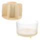 thumbnail image 5 of CHICHUMID Organizador De Brochas Y Cosméticos Beige Ideal Para Escritorio Y Almacenamiento Portátil, 5 of 7