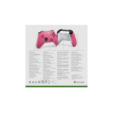 Microsoft - Xbox Wireless Controller for Xbox Series X, Xbox Series S, Xbox One, Windows Devices - Deep Pink