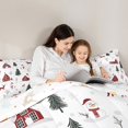 thumbnail image 4 of Manfei Cartoon Xmas Tree Bedding Comforter Set 7-Piece, Merry Christmas King Bedding Sets, Princess Fairy Tale Reversible Bed Sheets, Super Cozy Room Decor, 4 of 7