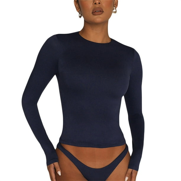 Tallas S A XXL Azul Cielo Camiseta Mujer Dresswel Good Vibes - Estampado Arcoíris, Manga Corta, Algodón, Tallas S-XXL, Azul Cielo Camiseta Algodón Estampada