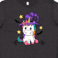 thumbnail image 3 of Inktastic Halloween Girls Unicorn Witch Youth T-Shirt, 3 of 4