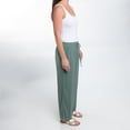 thumbnail image 6 of Elsie & Zoey Nika Forest Shade Small Adjustable Wide Leg Pant for Women, 6 of 9