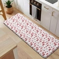 thumbnail image 5 of Red Christmas House and Tree Pattern Kitchen Rug Mat,Kitchen Runner Rugs Non Skid Washable,Decorative Kitchen Floor Mats for Kitchen,Sink,Laundry,17"x47.2", 5 of 7