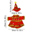 thumbnail image 3 of Novryn Goose Christmas Outfit Set For Lawn Goose, 15 x 13 Inch Polyester Cover With A Printed Festive Pattern And A Slip On Fit, Porch Lawn Garden Or Front Yard Display Use, 3 of 9