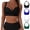 Blue, variant on Women Bikini Tops Halter Knotted Design Backless Vest Solid Color Swimsuit Bra Vacation Beach Swimming Tops