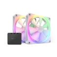 thumbnail image 1 of Controlador de iluminación Fan NZXT F140RGB Twin + RGB de 140 mm, color blanco, 1 of 9