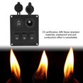 thumbnail image 3 of Car Marine Green LED Single Rocker Light Switch + CarCigar Lighter, 3 of 7