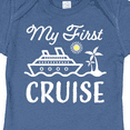 thumbnail image 4 of Inktastic My First Cruise with Cruise Ship and Palm Trees Boys or Girls Baby Bodysuit, 4 of 5