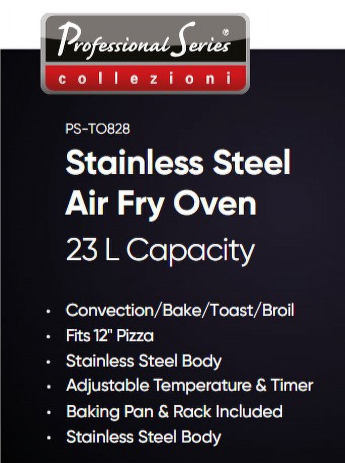 Professional Series Stainless Steel New Air Fry Oven