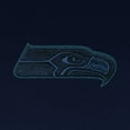 thumbnail image 2 of Men's Antigua Navy Seattle Seahawks Tonal Logo Tribute Quarter-Zip Pullover Top, 2 of 2