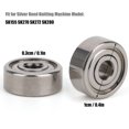 thumbnail image 2 of 2pcs Knitting Machine Metal Machine Head Pulley Roller for Silver Reed SK155 SK270 SK272, 2 of 3