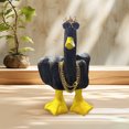 thumbnail image 4 of Figura de pato FLhrweasw de resina 15 Cm regalo de Escritorio Creativo negro, 4 of 7