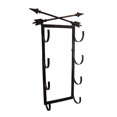 thumbnail image 1 of Crossed Arrows Rustic 4 Bottle Wall Mounted Wine Rack, 1 of 3