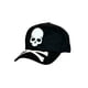 thumbnail image 2 of Vago Gorra Negra Bones Estilo Urbano con Calavera en Relieve y Gamuza, 2 of 5