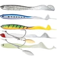 thumbnail image 2 of Soft Bait with a Curled Tail, Realistic Design, Equipped with Lead And a Shiny Spinner, Suitable for Sea Fishing Hooks And Lures., 2 of 9