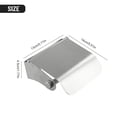 thumbnail image 3 of Stainless Steel Toilet Paper Holder Wall Mounted Roll Tissue Stand Dispenser Chrome Finish Bathroom Accessory Storage Organizer Polished Modern Design, 3 of 6