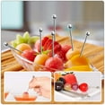 thumbnail image 5 of Raindrops Multi Functional Fruit Skewers Silver 10Pcs 4.32X0.79X0.79in, 5 of 8