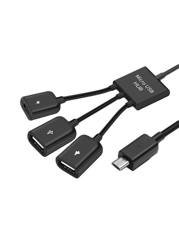 3 in 1 Micro USB OTG Data Cable Adapter Converter Hub for Mobile Phone