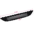 thumbnail image 5 of PIT66 Upper Centre Grilles Front Bumper ABS Grill Fit for 15-17 Ford Focus Chrome Honeycomb Style Replace F1EZ-8200A, F1EZ-8200B…, 5 of 5