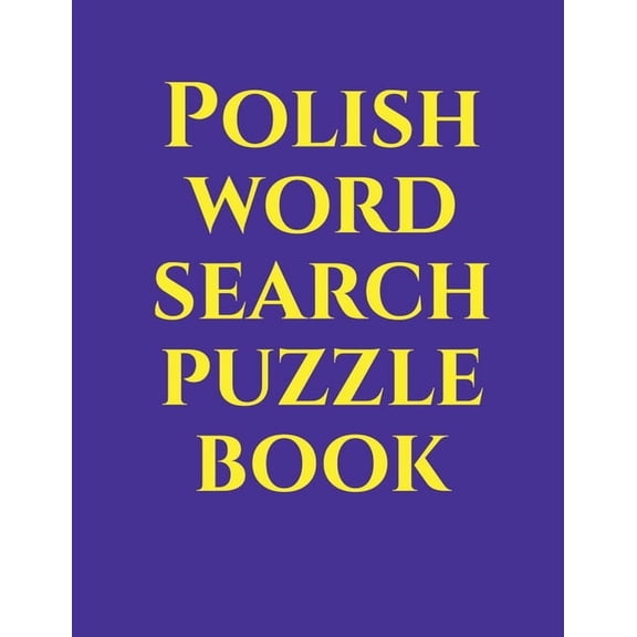 Polish word search puzzle book, (Paperback)