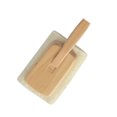 thumbnail image 4 of Cepillo de baño de lufa natural Mango largo Cepillo de ducha colgante Accesorio para lavar la piel del cuerpo, Cabeza cuadrada tholdsy HA7409-01B, 4 of 6