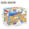 thumbnail image 3 of Orange Roof Coast Large Storage Bins with Linen Collapsible Lid Storage Box 16.7 x 12.6 x 11.8in, 3 of 7