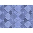 thumbnail image 1 of Ahgly Company Tapis d'Intérieur Lavables en Machine, Rectangle Denim Bleu Transitionnel, 7' x 9', 1 of 7