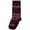 Red - burgundyberry, variant on Alfani Mens Blocked Stripe Dress Socks, Red, 10-13