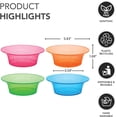 thumbnail image 2 of Party Essentials Hard Plastic 10-Ounce Party/Salad Bowls, Assorted Neon, 20 Count, 2 of 6