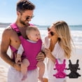 thumbnail image 4 of Waterproof Baby Carrier for Water & Land Use, Soft Breathable Toddler Front Carry Sling, Easy Wear Infant Holder for Pool, Water Park, Indoor & Outdoor Daily Use, 4 of 10