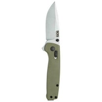 SOG Terminus XR Pocket Knife 3" Drop Point D2 Stonewashed Blade G-10 Handle OD Green