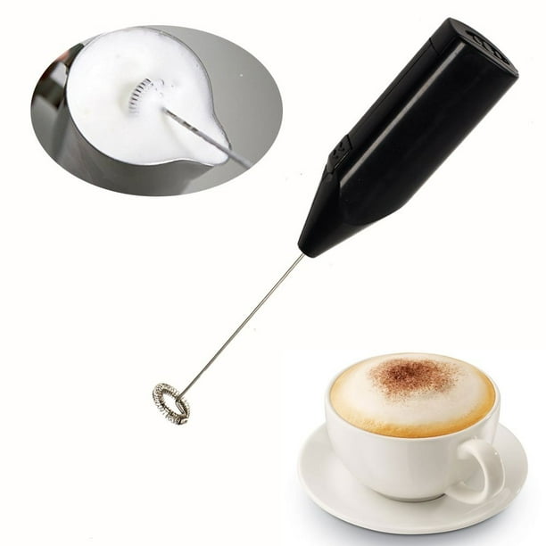 Mousseur à lait électrique Mousseur à lait portatif Mini mousseur - Mini  mélangeur de boissons pour café chaud, fouet électrique avec support,  baguette de mélangeur à café, mélangeur de boissons portatif pour