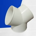 Pvc Y Shape Ducting Splitter Connector for Extractor Fans Range Hood