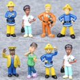 thumbnail image 2 of 12pcs Fireman Sam Figures Toy Set Cake Toppers Decoration Cartoon Doll Kids Birthday Toy Gift, 2 of 3