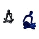 thumbnail image 5 of Escultura abstracta de escritorio con figura decorativa de pensador. Estatua minimalista de resina, ideal para decorar el hogar o la oficina. Un regal, 5 of 8