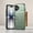Armygreen, variant on For iPhone 16 Phone Case,2-in-1 PC+TPU Heavy Duty Shcokproof Protection,Dual Layer Hidden Secure Sliding Card Holder,Drop-Proof Skin-Feel Anti-Scratch Rugged Phone Case,Black