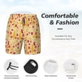 thumbnail image 3 of Fotbe Halloween Elements Men’s Swim Trunks Quick Dry Swim Shorts Board Shorts with Mesh Lining-Large, 3 of 9