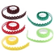 thumbnail image 4 of EeaseMX 5 cintas adhesivas de encaje hueco de un solo color, decorativas, adhesivas, para manualidades, álbumes de recortes (1 amarillo, 1 rojo, 1 verde, 1 marrón, 1 verde oscuro), 4 of 7