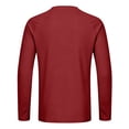 thumbnail image 6 of Mens UV Sun Protection Shirts Outdoor Long Sleeve Rash Guard for Fishing Hiking Swimming Running Red 3XL, 6 of 8