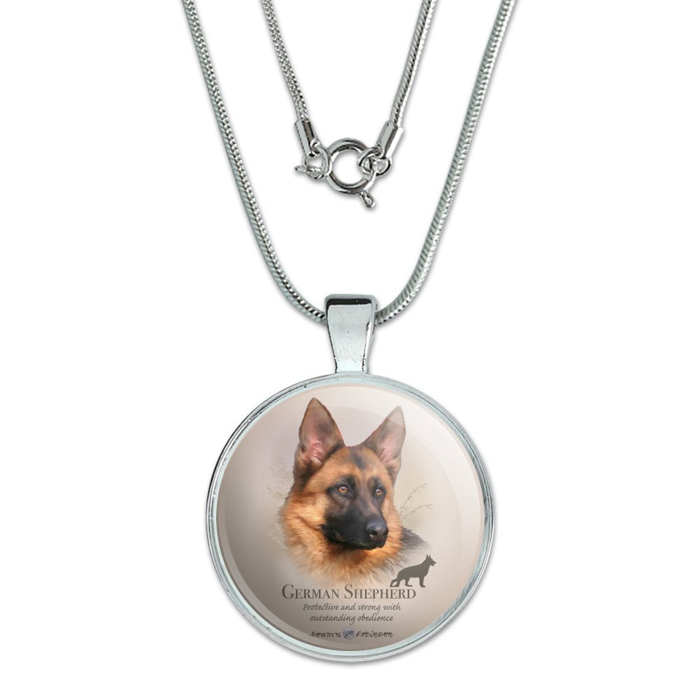Buy Silver Dog German Shepherd Necklace Online in India - Etsy