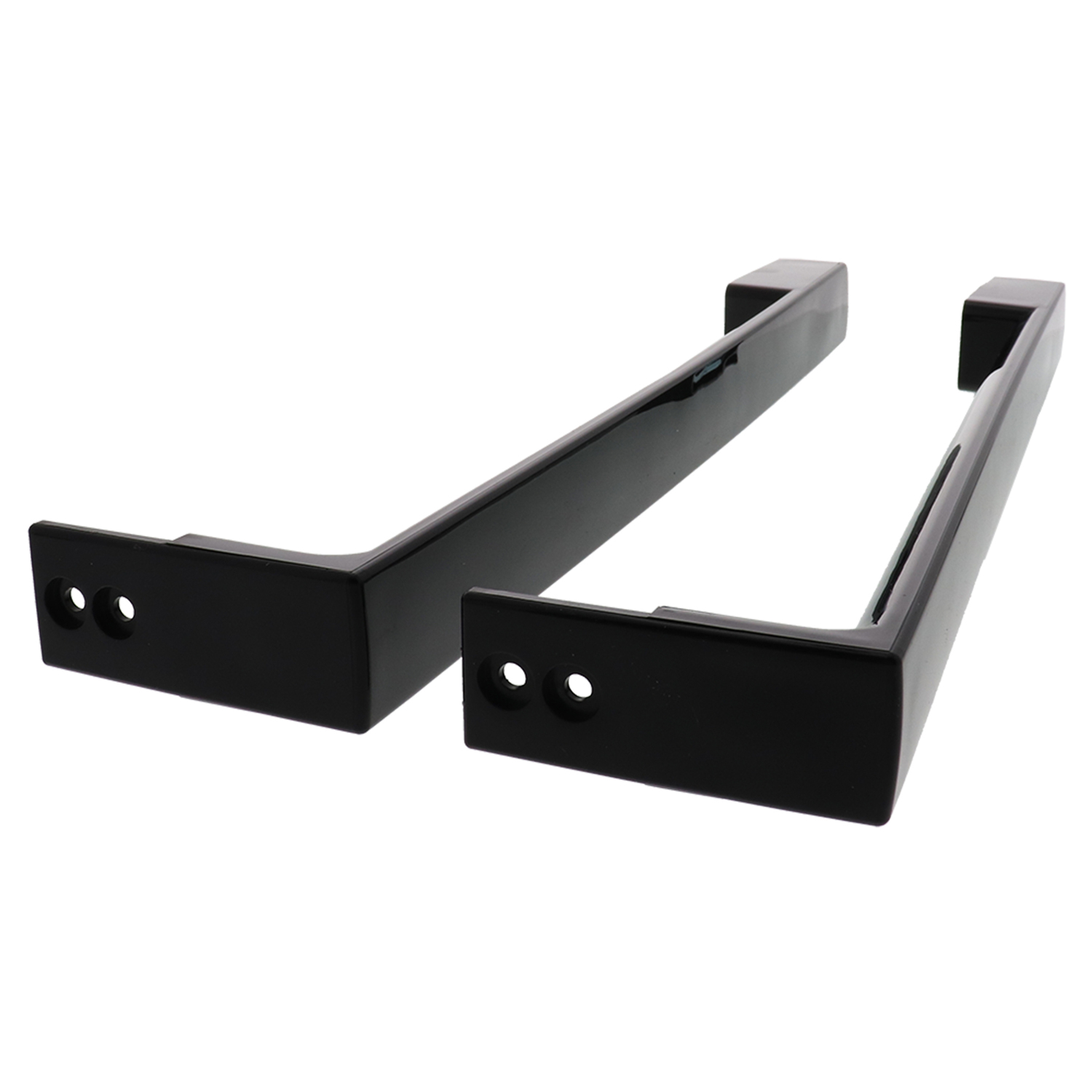 ERP Replacement Refrigerator Door Handle Set, Black, for GE Part Number WR12X32350