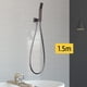 thumbnail image 5 of Anti-twist Shower Hose, 1.5M Shower Hose, PVC Smooth Shower Hose, Anti-Corrosion High Temperature Resistance, Brass Interface (Grey), 5 of 5