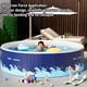 thumbnail image 4 of Piscina Plegable, Piscina Exterior No Inflable Para Niños Y Adultos Con Una Altura De 18,9 Pulgadas Bañera Portátil De Plástico Duro Para Mascotas Para El Jardín, 4 of 7