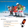 thumbnail image 2 of 5V USB Electric Cloth Jacket Heater Pads Heating Winter Vests Warm Thermal O2I7, 2 of 8