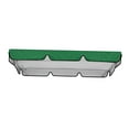 thumbnail image 1 of Columpio de 3 plazas para muebles, toldo superior para hamaca de jardín, cubierta superior impermeable verde Verde 164x114x15cm, 1 of 9