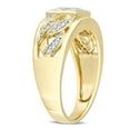 thumbnail image 3 of Everly Men's Created Moissanite 10k Yellow Gold Ring, 3 of 7