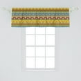 thumbnail image 2 of Ambesonne Mexican Window Valance, Native Aztec Borders, 42" x 18", Multicolor, 2 of 3