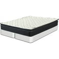 9Inch Medium Firm Pillowtop Pocketed Coil Hybrid Mattress and 4" Low